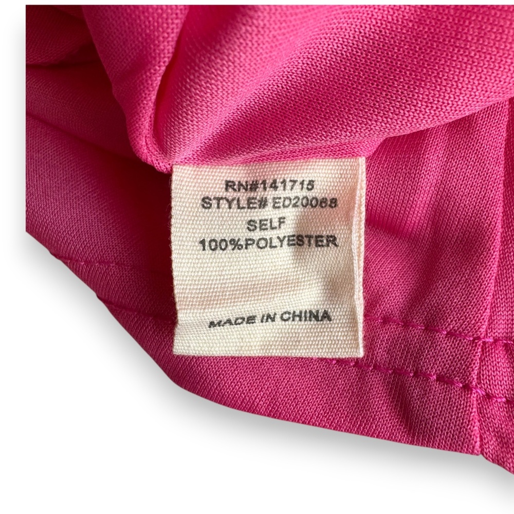 NECESSARY hot pink long sleeve dress size S NWT - Picture 6 of 8
